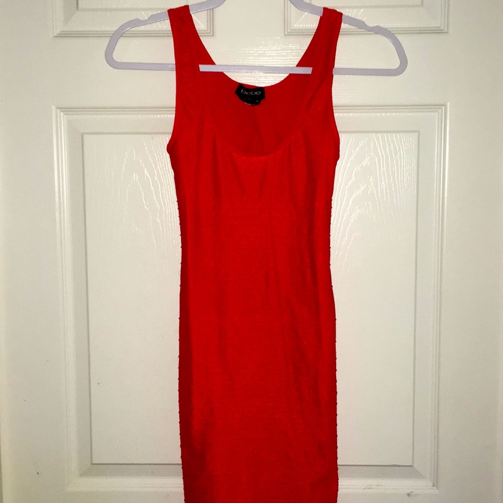 Medium red bebe dress